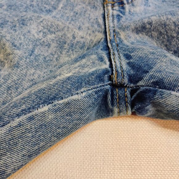 Vintage 80s CAP FERRAT Acid Wash High Rise Tapered Mom Jeans Size W31 /Womens 12 - Picture 14 of 16